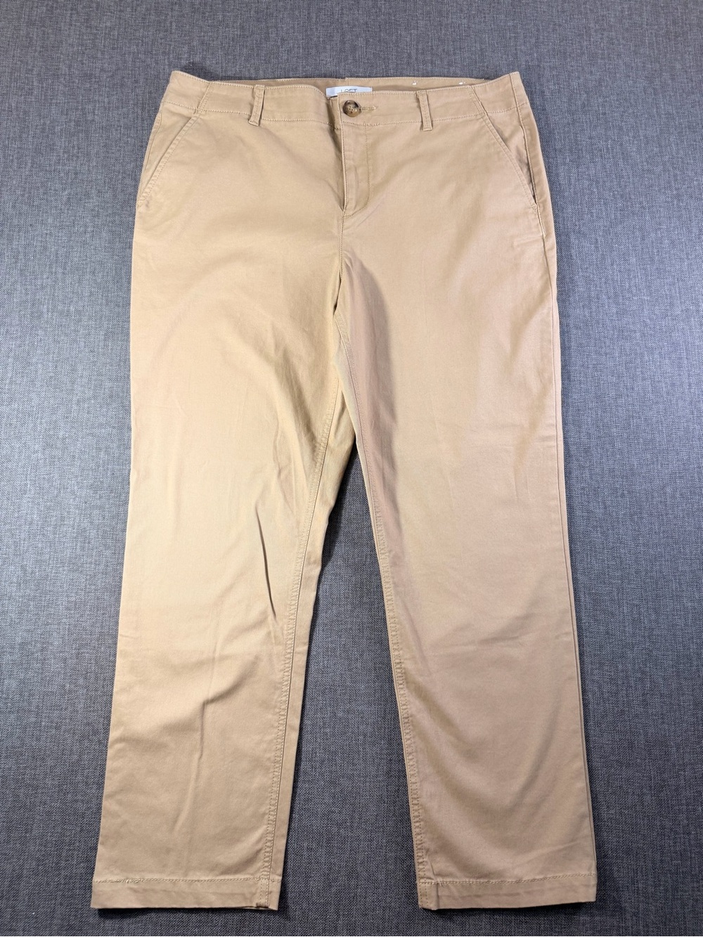 LOFT Women’s Khaki/Tan Chino Pants slim size 12